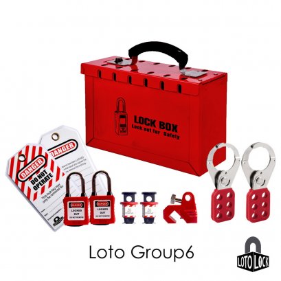 Lockout Tagout Set Group6 Safety Lockbox